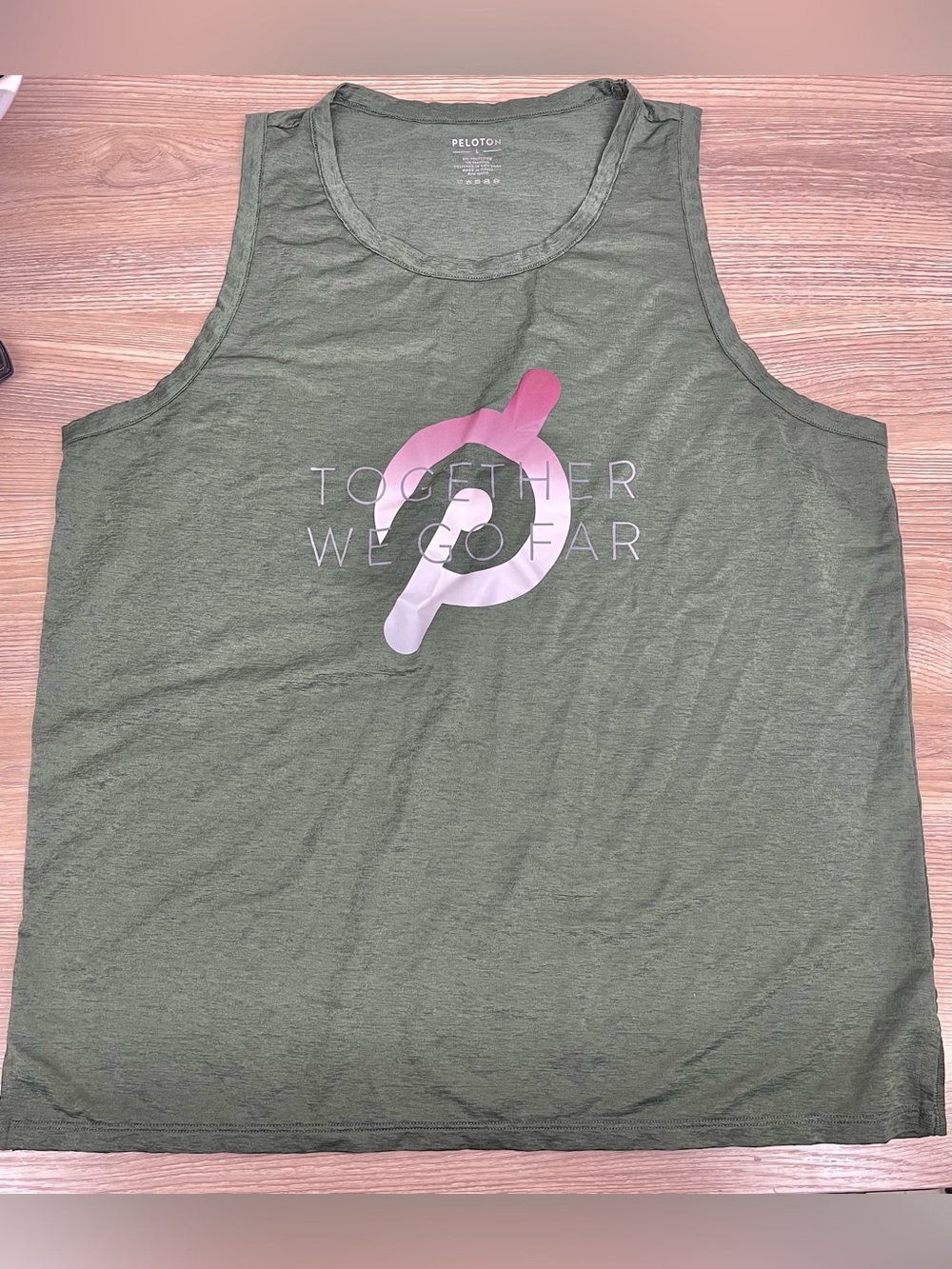 Peloton agility racer tank Green Size Large